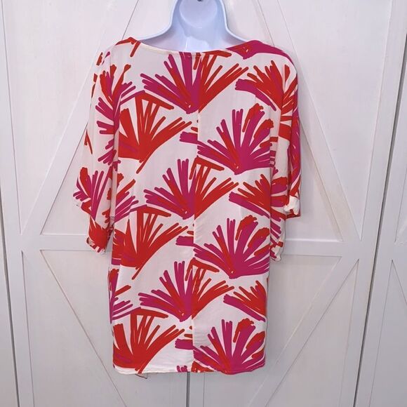 Mary Square Kelly Anne Jive Front Tie Blouse Size XL - Picture 6 of 13